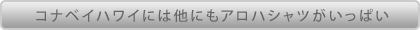 コナベイハワイには他にもアロハシャツがいっぱい。